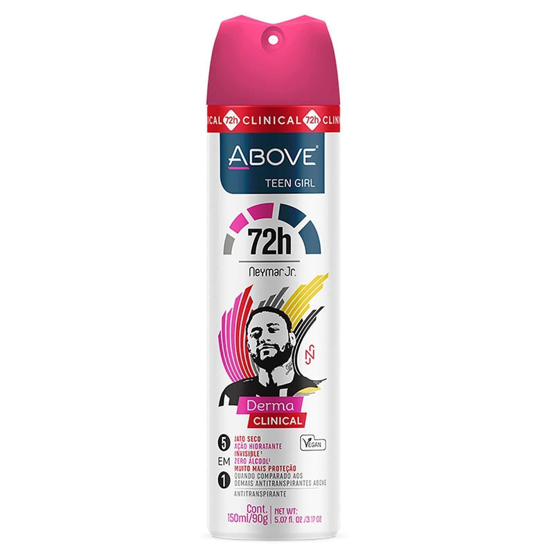 Desodorante Derma Clinical Para Teen Girls Neymar Jr Above 3.17oz