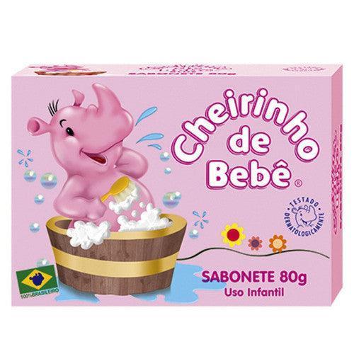 Sabonete Rosa Cheirinho de Bebe 80g