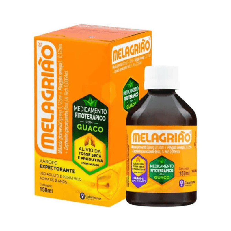 Xarope Melagrio Expectorante Catarinense Caixa 150 Ml