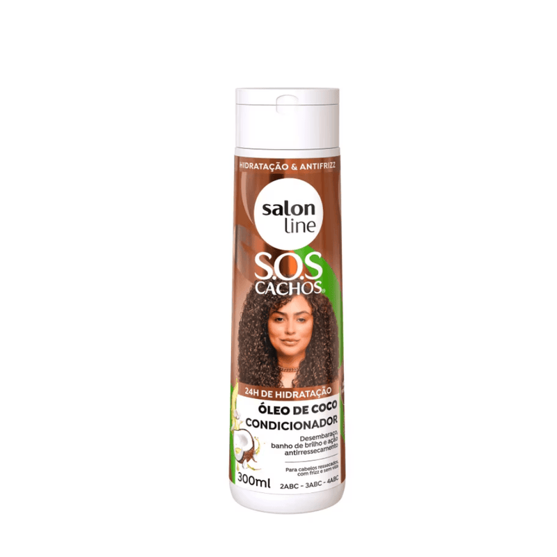 Condicionador SOS Cachos Coco Salon Line 300ml