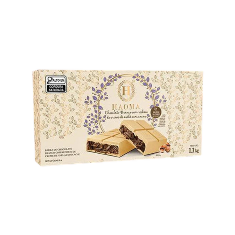 Barra Chocolate Branco 1,1kg