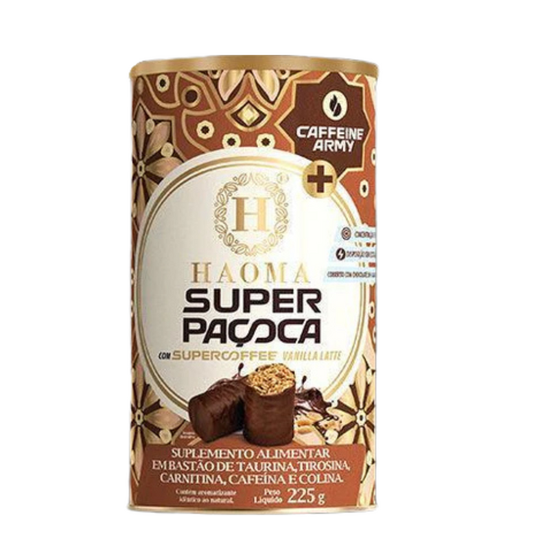 Super Paçoca Vanilla Latte 225g - Haoma