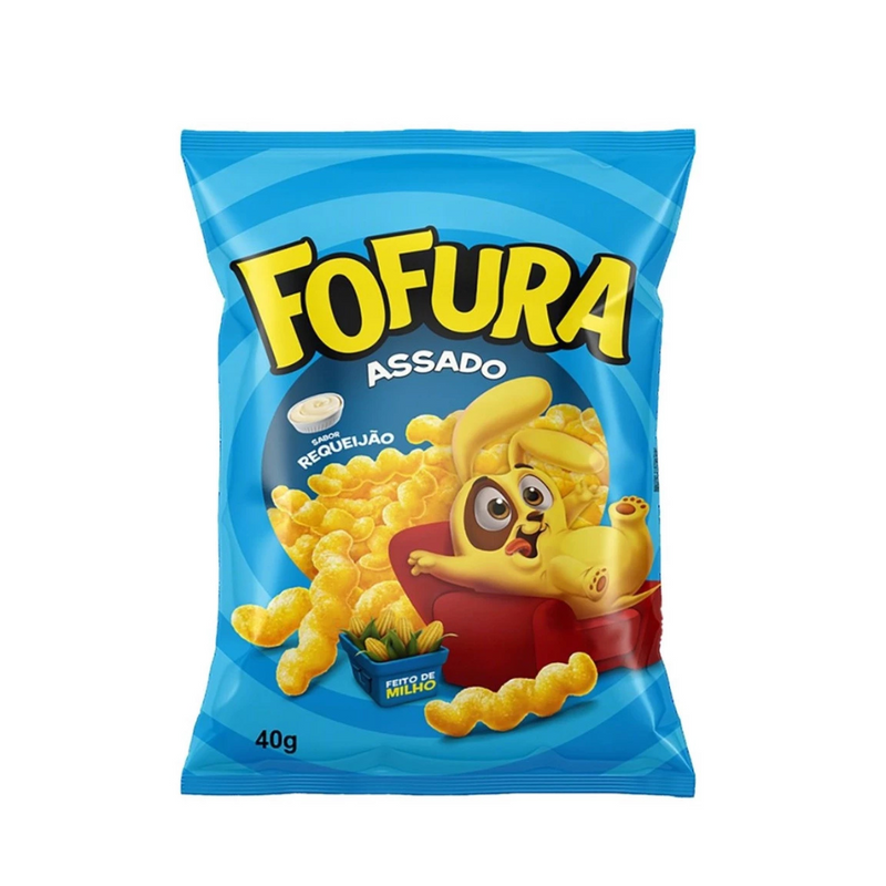 Salgadinho Fofura Assado Sabor Requeijão 60G