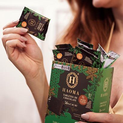 Tabletes 5g Chocolate 56% Cacau