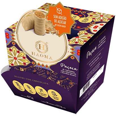 Promo Box - Paçoca Chocolate Branco HAOMA