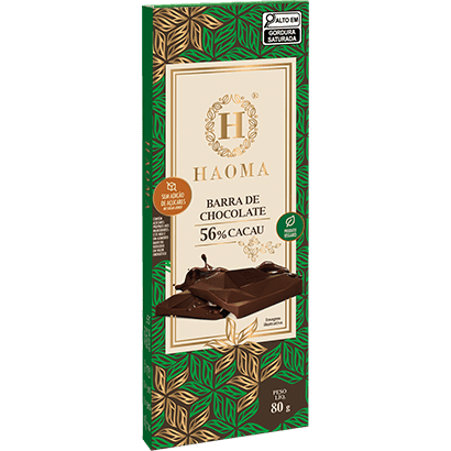 Barra 56% Cacau 80g