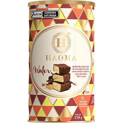 Wafer Caju e Canela