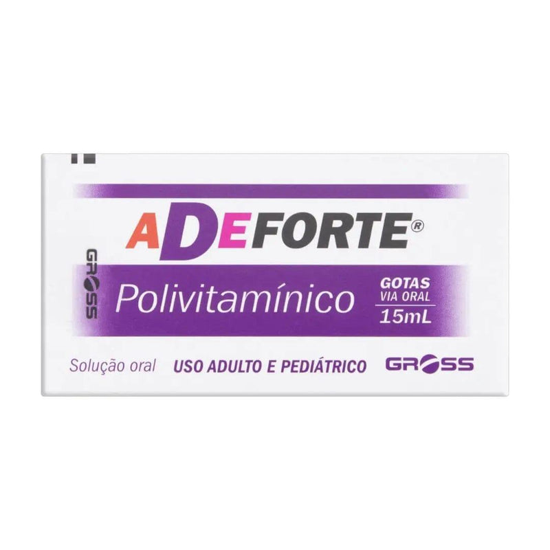 Adeforte Polivitaminico Gotas Com 15 Ml