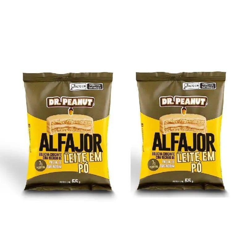 Alfajor Dr Peanut sabor leite em pó 2x55G