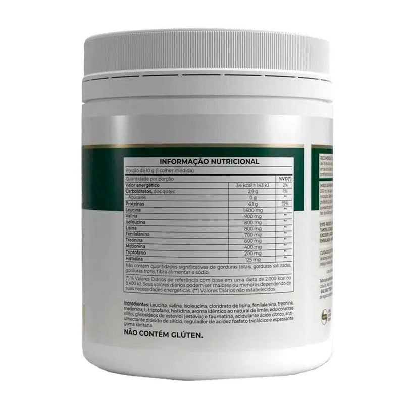 Aminovita 9 Aminoácidos Vegano Limão Vitafor 240g