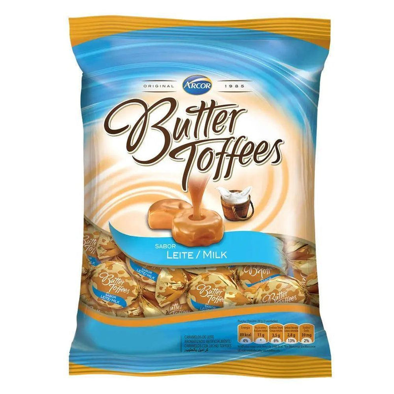 Arcor Bala Butter Toffee Doce de Leite 600g
