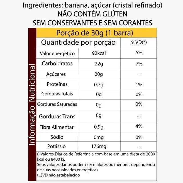 BANANINHA ORIGINAL - 250G - TACHÃO DE UBATUBA