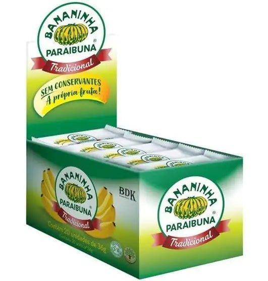 Bananinha Paraibuna Tradicional Caixa 20 X 36g  720G