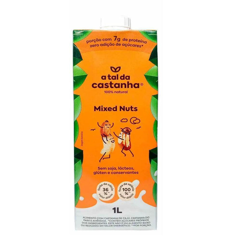Bebida de Castanha Mixed Nuts A Tal da Castanha 1L