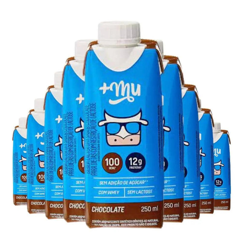 Bebida Láctea UHT Chocolate Pronto +Mu (Cx c/24 uni de 250ml)