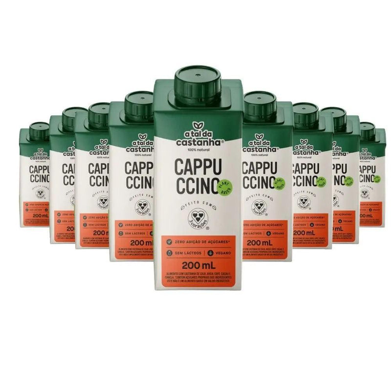Bebida Vegetal Cappuccino A Tal da Castanha (Cx 12un de 200ml)