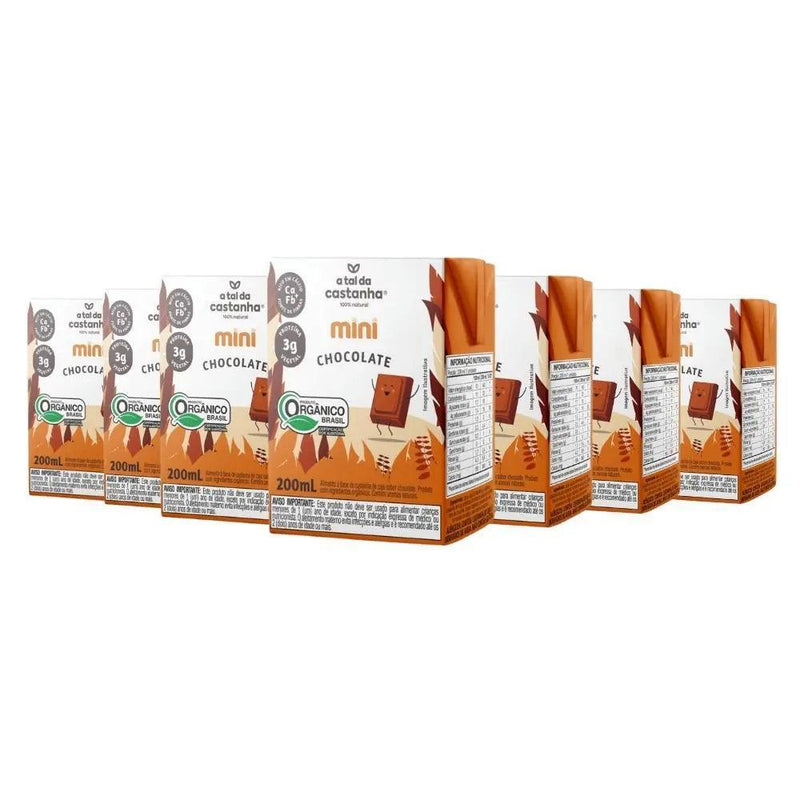 Bebida Vegetal Chocolate Orgânica A Tal da Castanha (Cx 27un de 200ml)