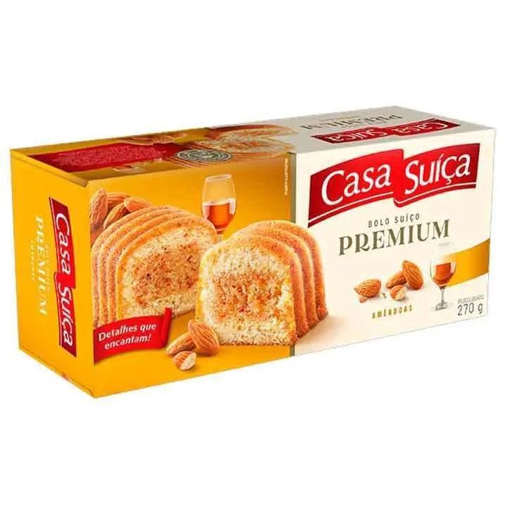Bolo Premium Amendoas Casa Suica 270g