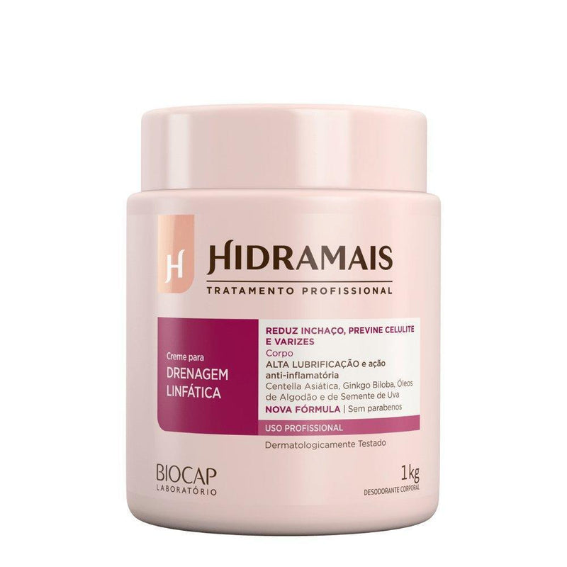 Creme Para Drenagem Linfática Hidramais 1Kg