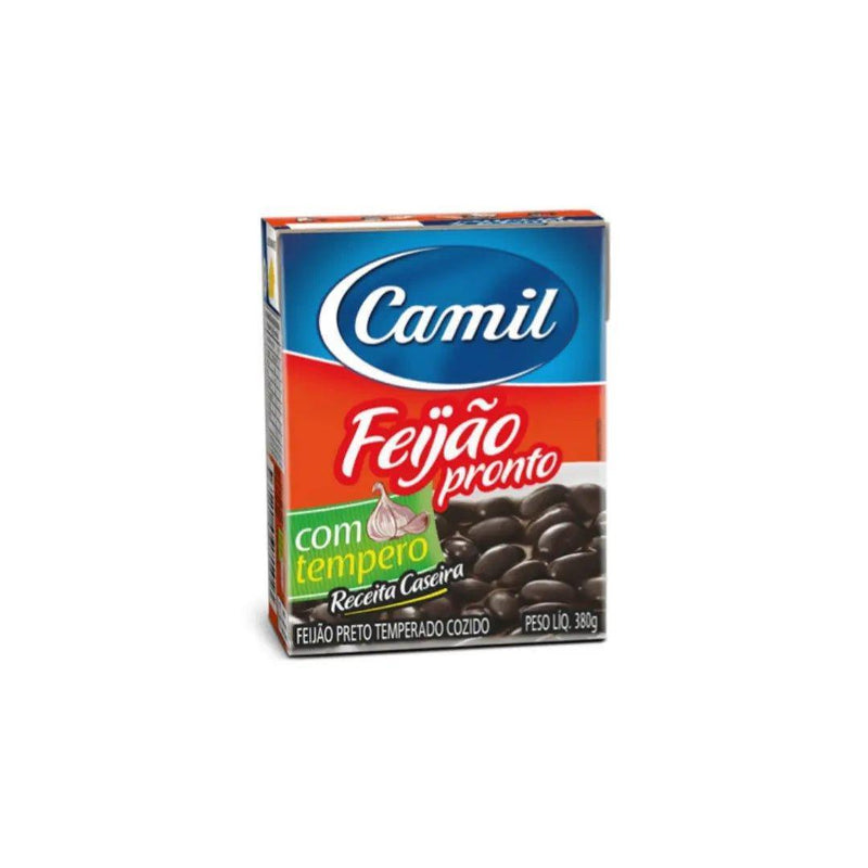 Feijão Preto Camil Temperado Cozido 380g