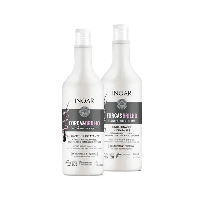 INOAR KIT FORCA E BRILHO SH 1L+COND 800ML