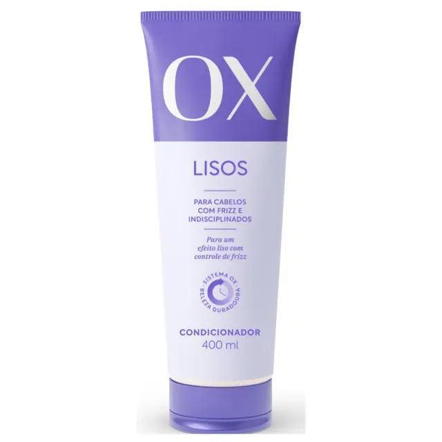 Kit OX Lisos Shampoo e Condicionador 400ml cada