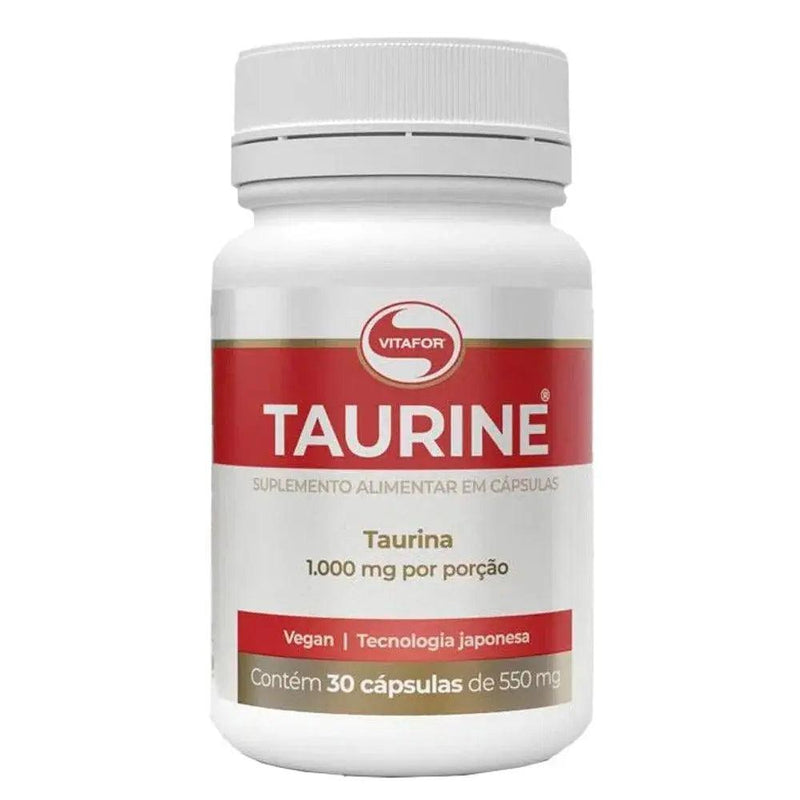 L-Taurina Taurine Vitafor 30 Caps