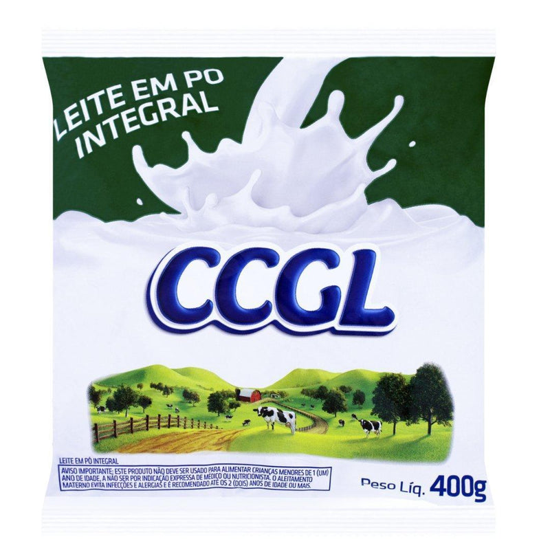 Leite Pó Integral Ccgl Pacote 400g