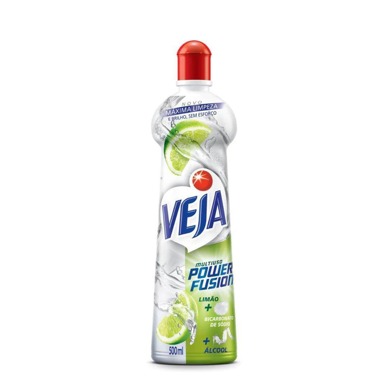 Limpador Multiuso Power Fusion Limão Veja 500 Ml