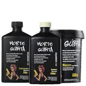 Morte Súbita Kit Shampoo, Condicionador e Máscara Lola Cosmetics (3 Produtos)