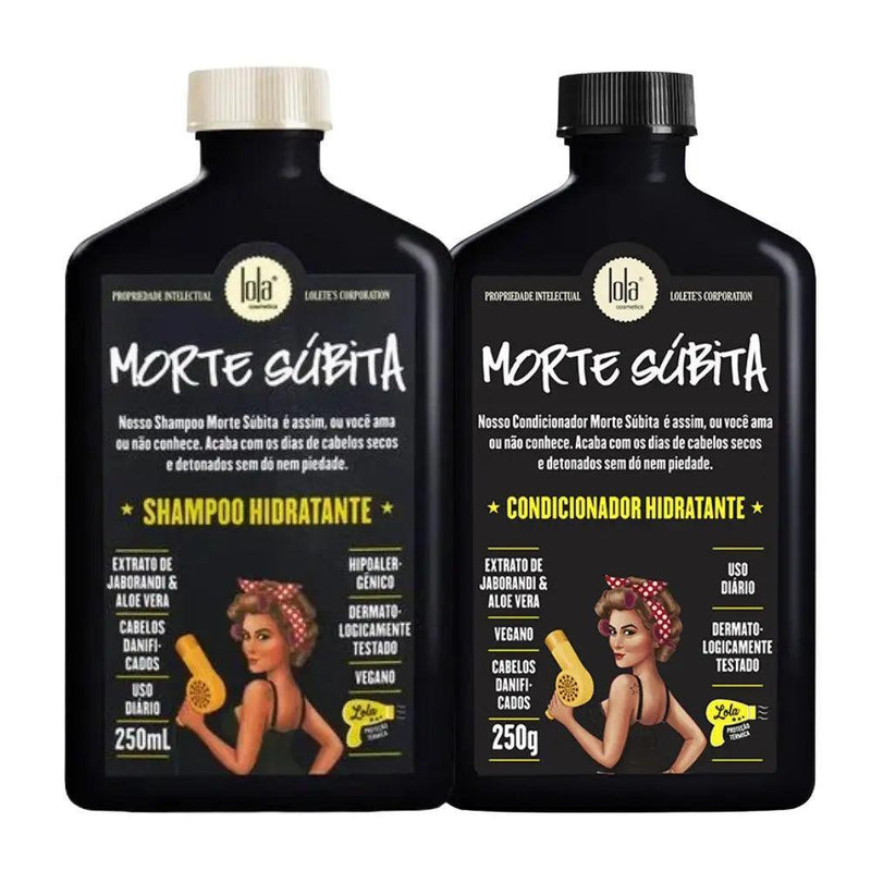 Morte Súbita Kit Shampoo e Condicionador Lola Cosmetics 250ml
