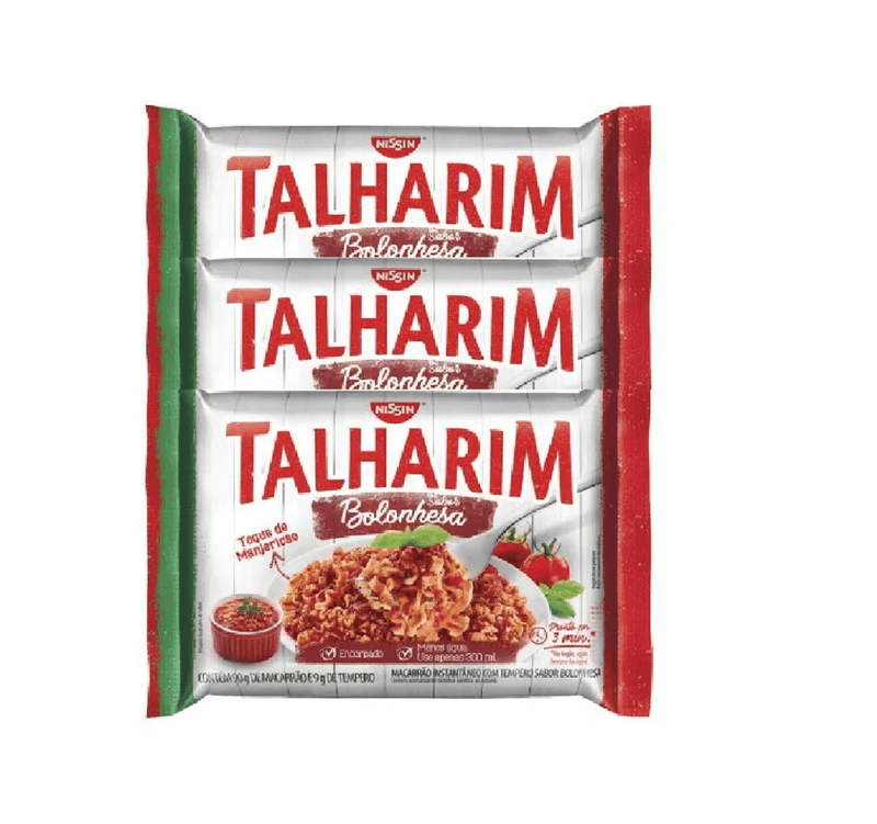 Nissin Talharim Bolonhesa 3  x 99g