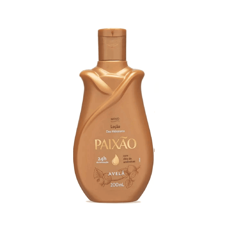 Paixão Loção Hidratante Avelã Com óleo amêndoas 200Ml