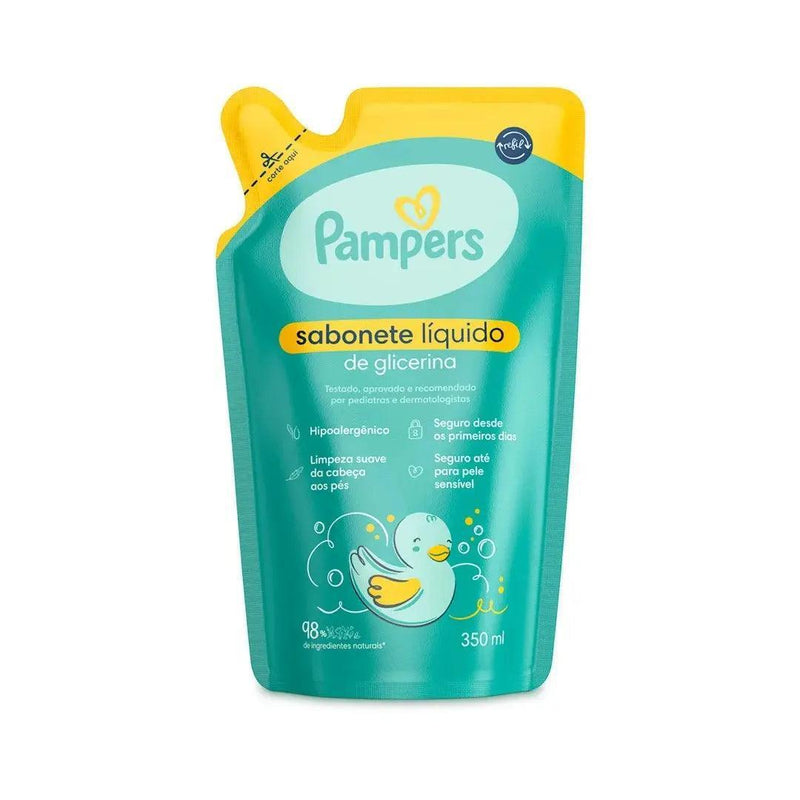PAMPERS SAB LIQ GLICERI REFIL 350ML