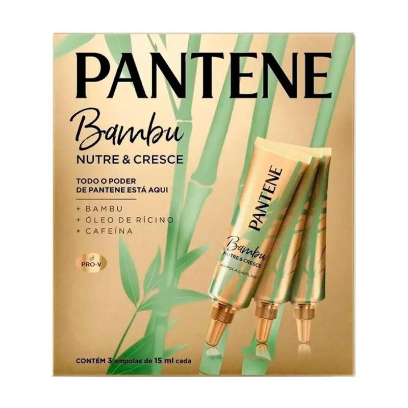 PANTENE AMPOLA KIT 3UN BAMBU/NUTRICAO