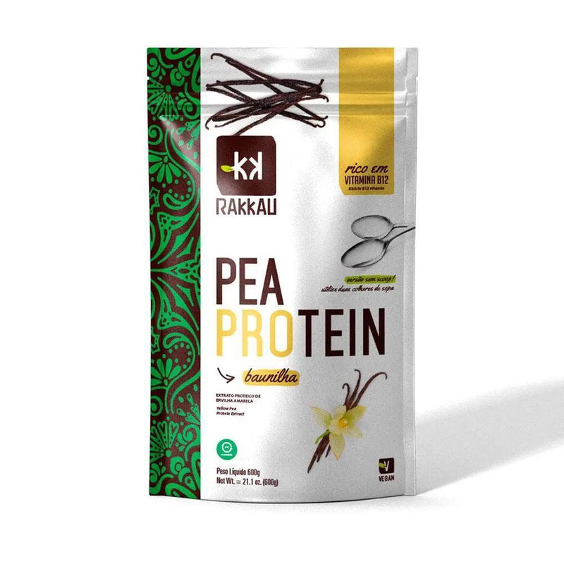 Proteína de Ervilha Pea Protein Baunilha Rakkau 600g