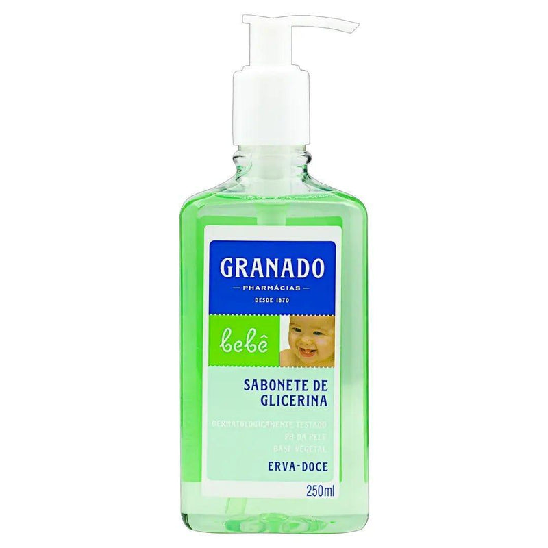 Sabonete Líquido de Glicerina Granado Bebê Erva-Doce com 250ml