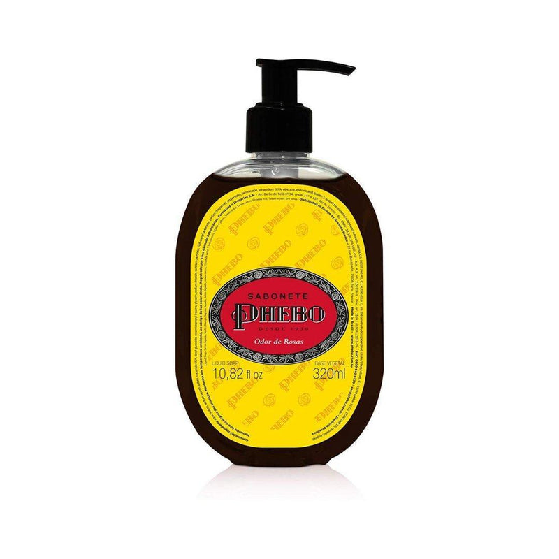 Sabonete Líquido Phebo Odor De Rosas Com 320 Ml