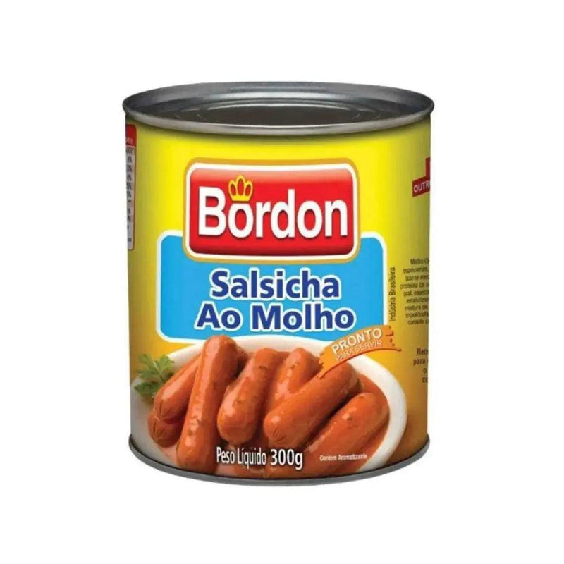 Salsicha Ao Molho Bordon Lata 300 Gr.