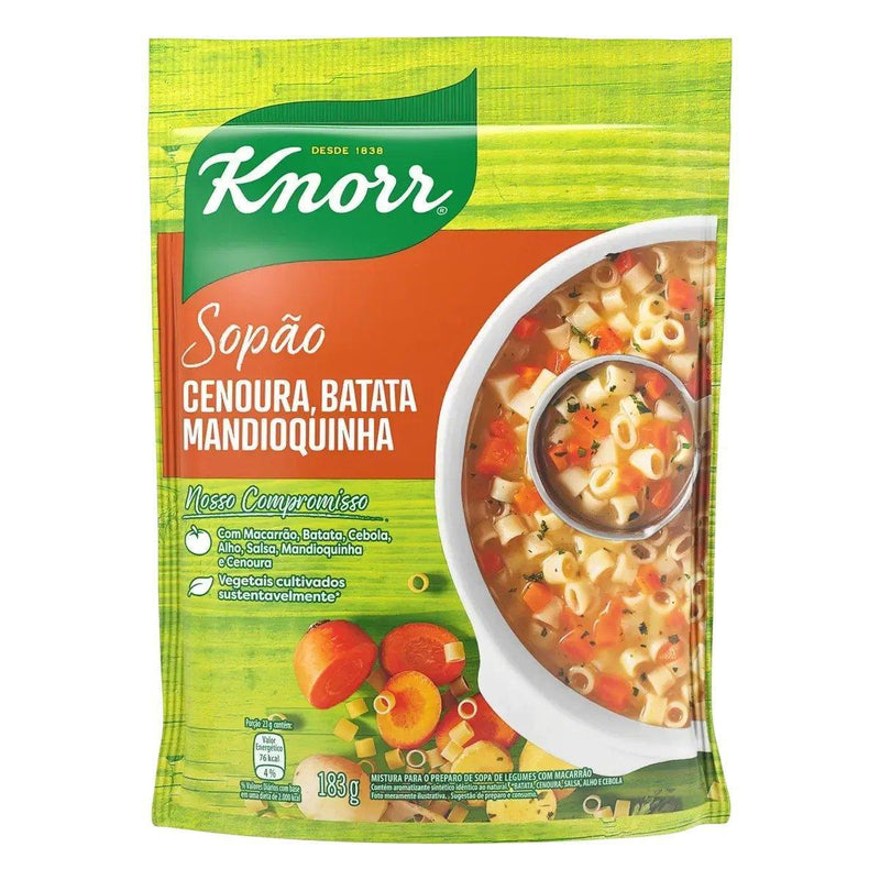 Sopão Knorr Cenoura, Batata e Mandioquinha 183g