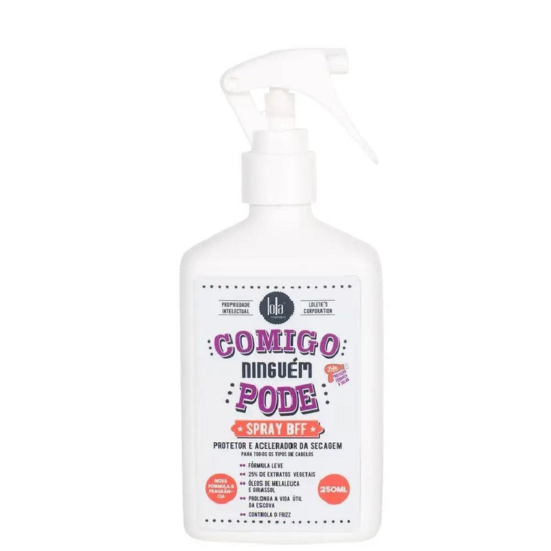Spray BFF Comigo Ninguém Pode Protetor Térmico Lola Cosmetics 250ml