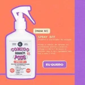 Spray BFF Comigo Ninguém Pode Protetor Térmico Lola Cosmetics 250ml