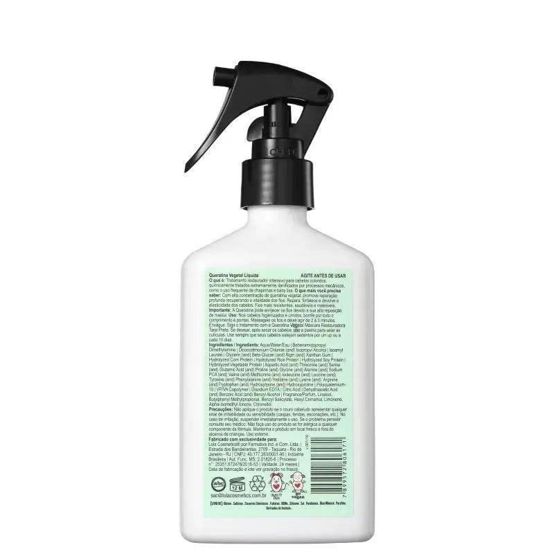 Spray Tarja Preta Queratina Líquida Lola Cosmetics 250ml