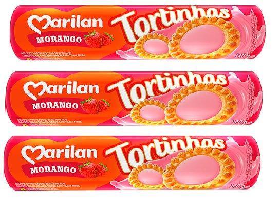 Tortinhas Morango Marilan 3x140G