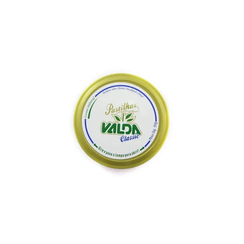 Valda Classic Pastilhas Sabor Mentol Eucaliptol E Timol 50Gr.