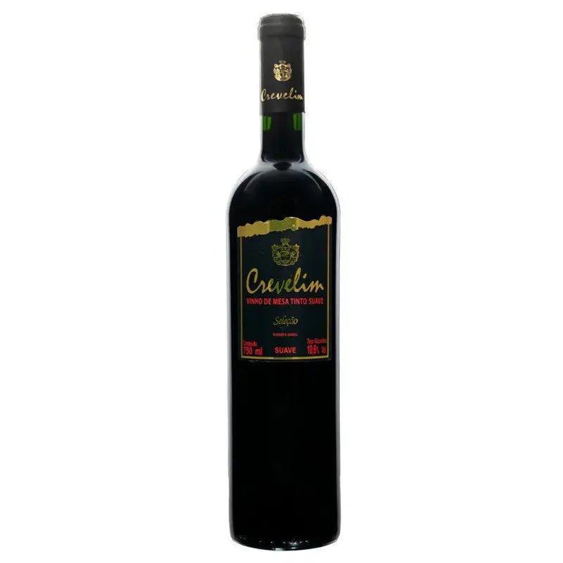 Vinho tinto suave - Crevelim 750ML